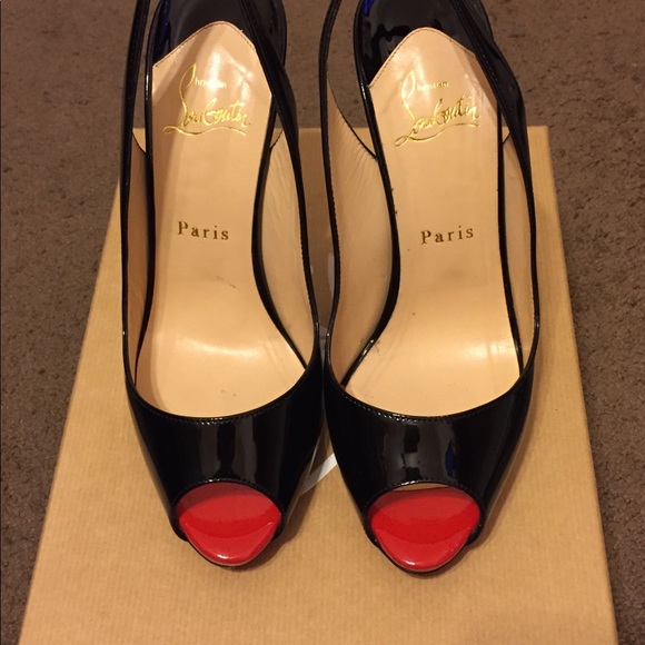 Christian Louboutin Flo Sling patent shoes - Picture 6 of 7